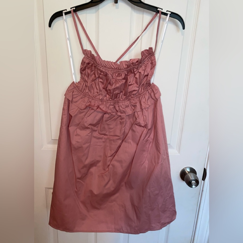 Lulus Block Party Mauve Pink Lace-Up Backless Ruffled Mini Dress - Picture 3 of 6
